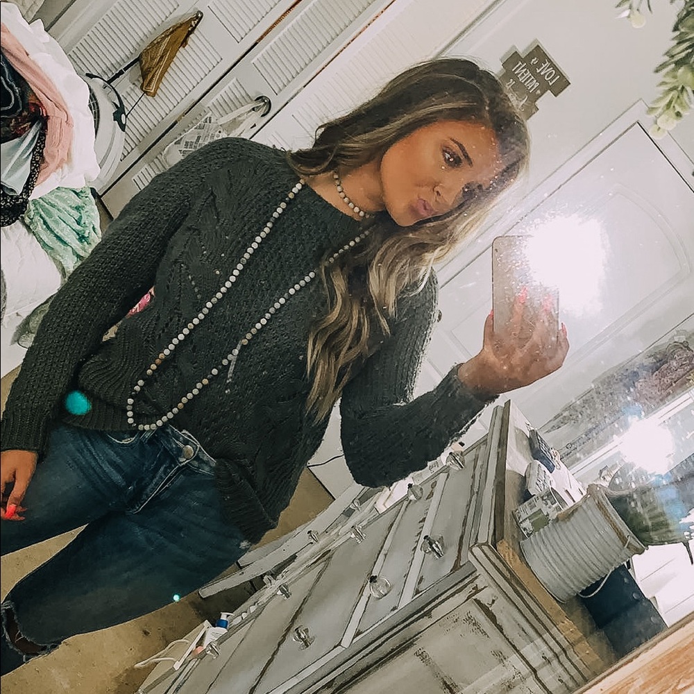 Green sweater
